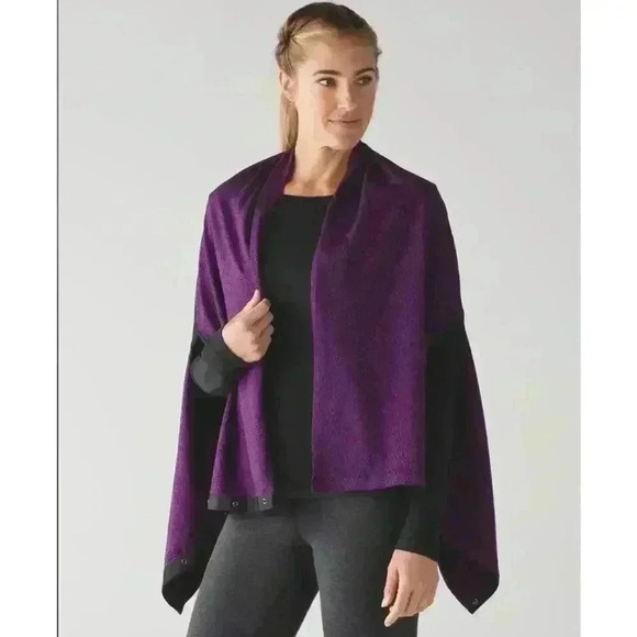 Lululemon Purple/Black Vinyasa Wrap - Picture 1 of 6